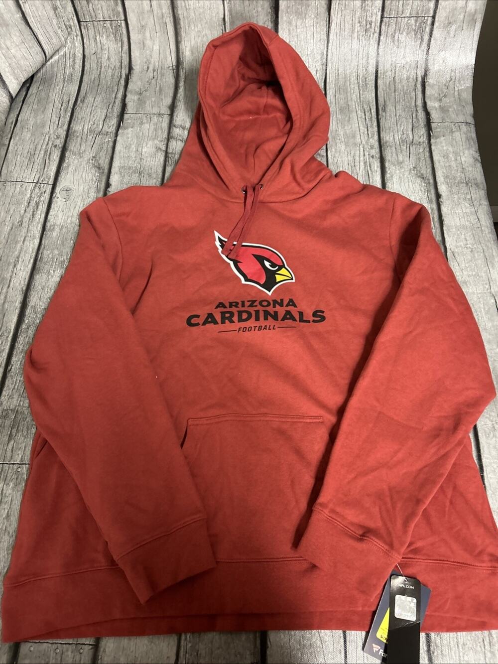 NWT Men’s Fanatics Arizona Cardinals Hoodie XXL Red 2X Sweatshirt